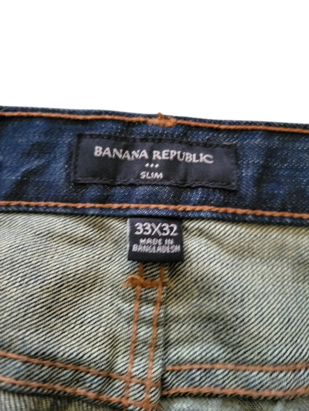 Banana Republic Slim Jeans in Dark Blue Wash
